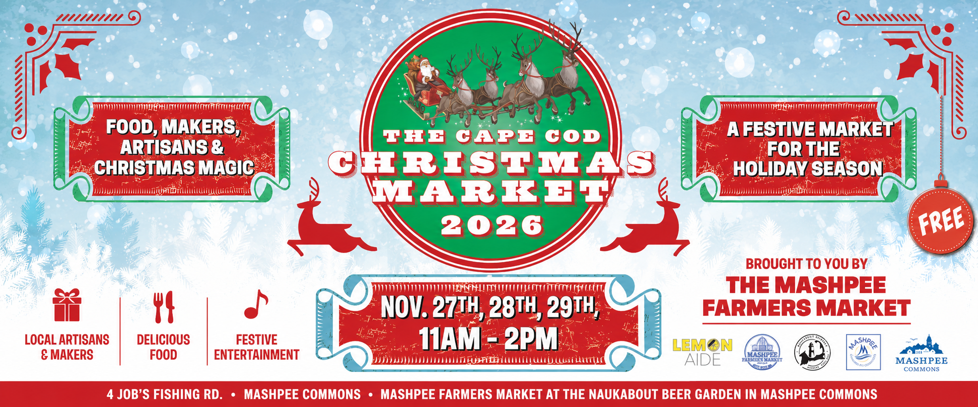Cape Cod Christmas Market Logo